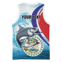 Personalized Belize Tarpon Fishing Basketball Jersey Belize Where the Silver King Reigns - Wonder Print Shop
