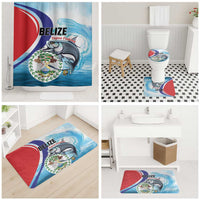 Belize Tarpon Fishing Bathroom Set Belize Where the Silver King Reigns - Wonder Print Shop