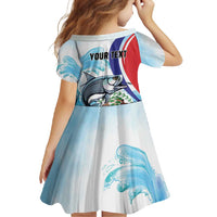 Personalized Belize Tarpon Fishing Family Matching Off Shoulder Maxi Dress and Hawaiian Shirt Belize Where the Silver King Reigns - Wonder Print Shop