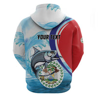 Personalized Belize Tarpon Fishing Hoodie Belize Where the Silver King Reigns - Wonder Print Shop
