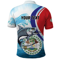 Personalized Belize Tarpon Fishing Polo Shirt Belize Where the Silver King Reigns - Wonder Print Shop