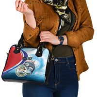 Belize Tarpon Fishing Shoulder Handbag Belize Where the Silver King Reigns - Wonder Print Shop