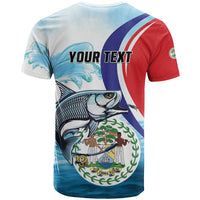 Personalized Belize Tarpon Fishing T Shirt Belize Where the Silver King Reigns - Wonder Print Shop
