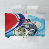 Belize Tarpon Fishing Tablecloth Belize Where the Silver King Reigns - Wonder Print Shop