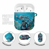Scuba Diving AirPods Case Explore The Depths Discover Yourself - Wonder Print Shop