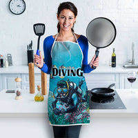 Scuba Diving Apron Explore The Depths Discover Yourself - Wonder Print Shop