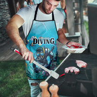 Scuba Diving Apron Explore The Depths Discover Yourself - Wonder Print Shop