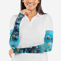 Scuba Diving Arm Sleeves Explore The Depths Discover Yourself - Wonder Print Shop