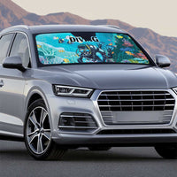 Scuba Diving Auto Sun Shade Explore The Depths Discover Yourself - Wonder Print Shop