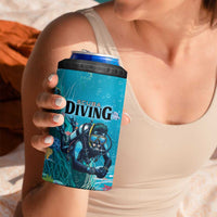 Personalized Scuba Diving 4 in 1 Can Cooler Tumbler Explore The Depths Discover Yourself - Wonder Print Shop