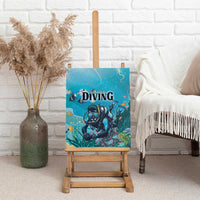 Scuba Diving Canvas Wall Art Explore The Depths Discover Yourself - Wonder Print Shop