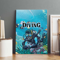 Scuba Diving Canvas Wall Art Explore The Depths Discover Yourself - Wonder Print Shop