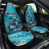 Scuba Diving Car Seat Cover Explore The Depths Discover Yourself - Wonder Print Shop