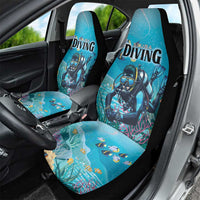 Scuba Diving Car Seat Cover Explore The Depths Discover Yourself - Wonder Print Shop