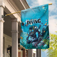 Scuba Diving Garden Flag Explore The Depths Discover Yourself - Wonder Print Shop