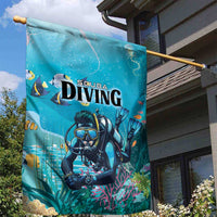 Scuba Diving Garden Flag Explore The Depths Discover Yourself - Wonder Print Shop