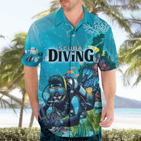 Personalized Scuba Diving Hawaiian Shirt Explore The Depths Discover Yourself - Wonder Print Shop