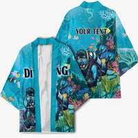 Personalized Scuba Diving Kimono Explore The Depths Discover Yourself - Wonder Print Shop