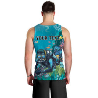 Personalized Scuba Diving Men Tank Top Explore The Depths Discover Yourself - Wonder Print Shop