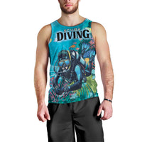 Personalized Scuba Diving Men Tank Top Explore The Depths Discover Yourself - Wonder Print Shop