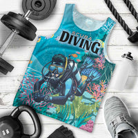 Personalized Scuba Diving Men Tank Top Explore The Depths Discover Yourself - Wonder Print Shop
