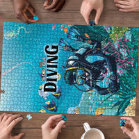 Scuba Diving Puzzle Explore The Depths Discover Yourself - Wonder Print Shop