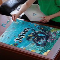Scuba Diving Puzzle Explore The Depths Discover Yourself - Wonder Print Shop