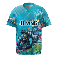 Personalized Scuba Diving Rugby Jersey Explore The Depths Discover Yourself - Wonder Print Shop