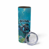 Personalized Scuba Diving Skinny Tumbler Explore The Depths Discover Yourself - Wonder Print Shop