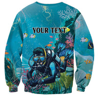 Personalized Scuba Diving Sweatshirt Explore The Depths Discover Yourself - Wonder Print Shop