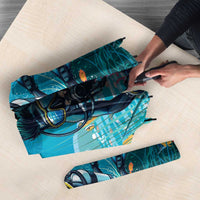 Scuba Diving Umbrella Explore The Depths Discover Yourself - Wonder Print Shop