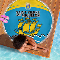 Saint Pierre and Miquelon Beach Blanket A Mare Labor - Wonder Print Shop