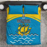 Saint Pierre and Miquelon Bedding Set A Mare Labor - Wonder Print Shop