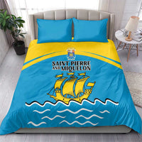 Saint Pierre and Miquelon Bedding Set A Mare Labor - Wonder Print Shop