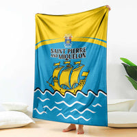 Saint Pierre and Miquelon Blanket A Mare Labor - Wonder Print Shop
