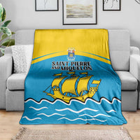 Saint Pierre and Miquelon Blanket A Mare Labor - Wonder Print Shop