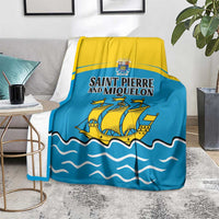 Saint Pierre and Miquelon Blanket A Mare Labor - Wonder Print Shop