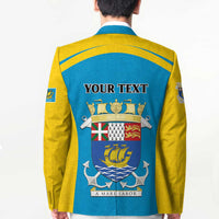 Personalized Saint Pierre and Miquelon Blazer A Mare Labor - Wonder Print Shop