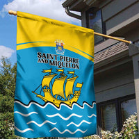 Saint Pierre and Miquelon Garden Flag A Mare Labor - Wonder Print Shop