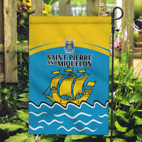 Saint Pierre and Miquelon Garden Flag A Mare Labor - Wonder Print Shop
