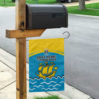 Saint Pierre and Miquelon Garden Flag A Mare Labor - Wonder Print Shop