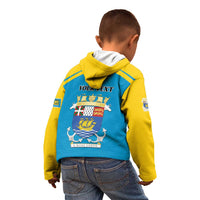 Personalized Saint Pierre and Miquelon Kid Hoodie A Mare Labor - Wonder Print Shop