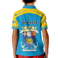 Personalized Saint Pierre and Miquelon Kid Polo Shirt A Mare Labor - Wonder Print Shop