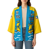 Personalized Saint Pierre and Miquelon Kimono A Mare Labor - Wonder Print Shop