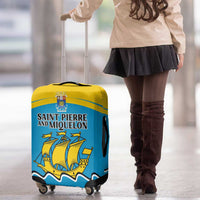 Saint Pierre and Miquelon Luggage Cover A Mare Labor - Wonder Print Shop