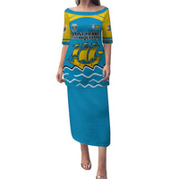 Personalized Saint Pierre and Miquelon Puletasi A Mare Labor - Wonder Print Shop