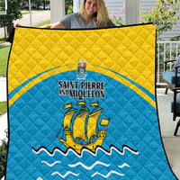Saint Pierre and Miquelon Quilt A Mare Labor - Wonder Print Shop