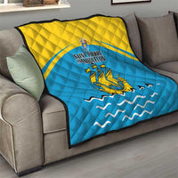 Saint Pierre and Miquelon Quilt A Mare Labor - Wonder Print Shop