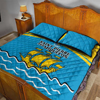 Saint Pierre and Miquelon Quilt Bed Set A Mare Labor - Wonder Print Shop