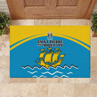 Saint Pierre and Miquelon Rubber Doormat A Mare Labor - Wonder Print Shop